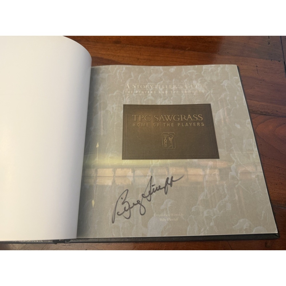 SIGNED A Storytellers Guide The Players TPC Sawgrass Golf Book Billy Dettlaff